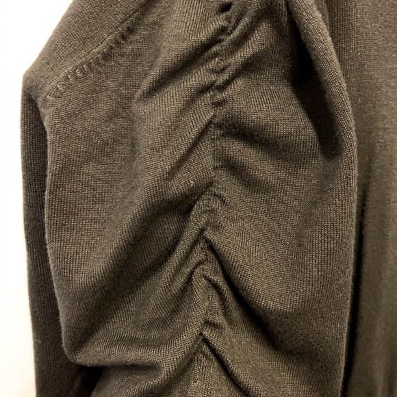 Lane Bryant Ruched Sleeve Cropped Cardigan - Picture 3 of 5